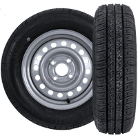 Set di due ruote per rimorchio KENDA TIRE 165/70 R13 79N KENDA RIM 4Jx13"H2 4x100 ET:30
