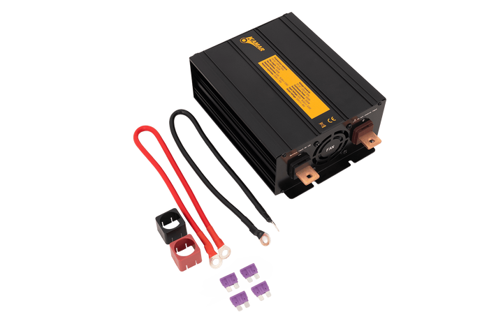 Convertitore di tensione 12V/230V (1000/2000W) KAMAR E1926