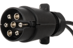 Cablaggio rimorchio impianto elettrico MANTES 4,5 m SPINA 7PIN BAIONETTA 2x5PIN