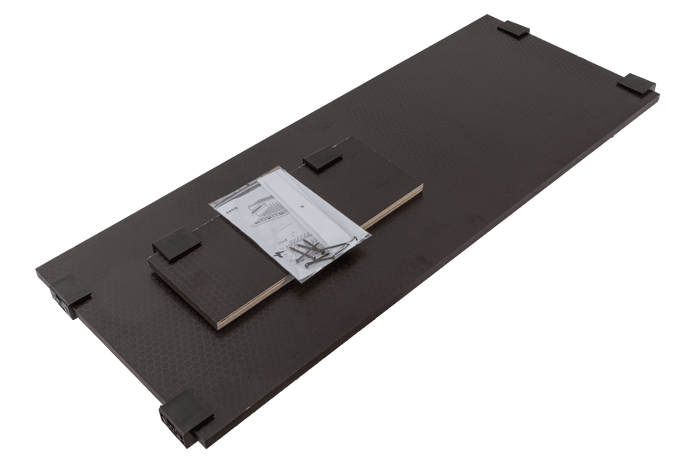Set di due ripiani per la cassetta degli attrezzi DAKEN ARKA 81209, scomparto 1125x445mm e 445x180mm