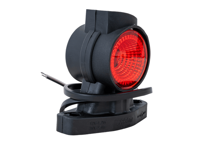 Luce di posizione destra a LED FRISTOM FT-140A su braccio in gomma