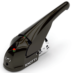 Gancio a sfera KNOTT KS30 con stabilizzatore per rimorchio da 3000 kg con timone tubolare da 50 mm
