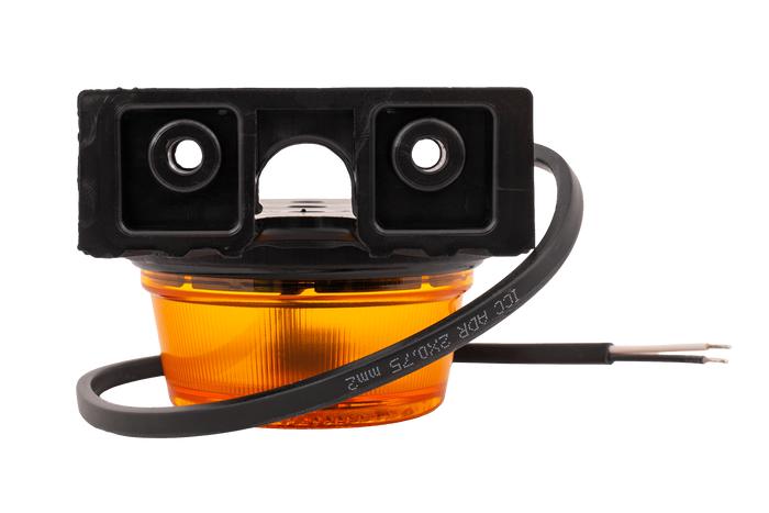 Lampada di segnalazione universale arancione a LED FRISTOM FT-059 con staffa angolare