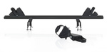 Atera Strada Sport M3 + adattatore per 4 bici - portabici da gancio traino per 4 bici (nero)