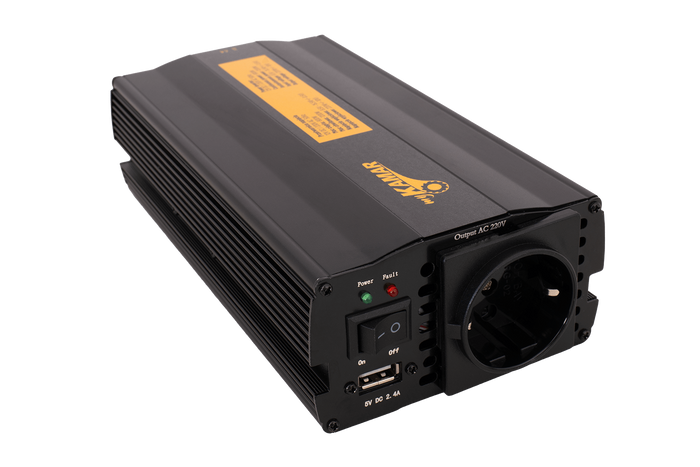 Convertitore di tensione 12V/230V (600/1200W) KAMAR E1924