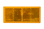Catadiottro riflettente arancione per rimorchi, 90 x 40 mm