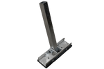 Supporto laterale piatto OUTLET UNITRAILER, lunghezza 30 cm, altezza 40 cm, per rimorchio per barca, GRIGIO