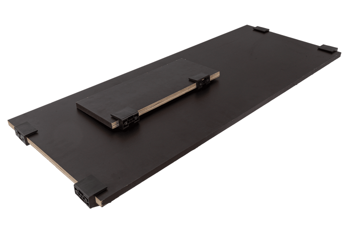 Set di due ripiani per la cassetta degli attrezzi DAKEN ARKA 81209, scomparto 1125x445mm e 445x180mm