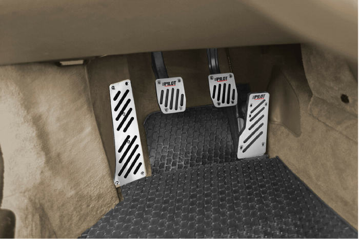 Poggiapiedi conducente LAMP in alluminio con gomma antiscivolo