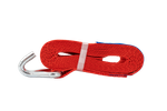 Set di quattro cinghie di trasporto UNITRAILER rosse da 4 m/50 mm/5 t con tenditore