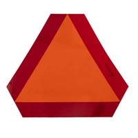 Adesivo riflettente HERMON, triangolo di emergenza a movimento lento, 300x120mm