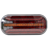 Fanale posteriore a LED FRISTOM FT-230, 6 funzioni, universale