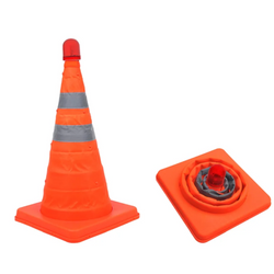 ProPlus 540319 Cono stradale a LED, cono di segnalazione pieghevole, 41 cm