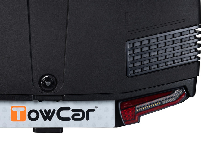 Towbox V3 black LED Edition - box portabagagli da montare sul gancio di traino