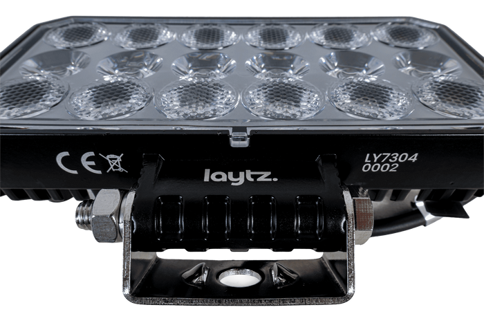 Lampada da lavoro a LED con riflettore LAYTZ LY7304, 66 LED, 5800 lm, rettangolare