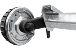 Assale frenato AL-KO COMPACT per rimorchio/carro attrezzi 1350kg 1800mm 2250mm 5x112