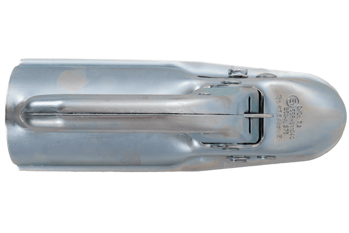 Gancio a sfera KNOTT K7.5-E per rimorchio da 750 kg con timone tubolare da 70 mm