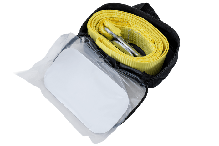 Cavo di traino con ganci UNITRAILER cinghia di traino 3m/50mm/3t giallo