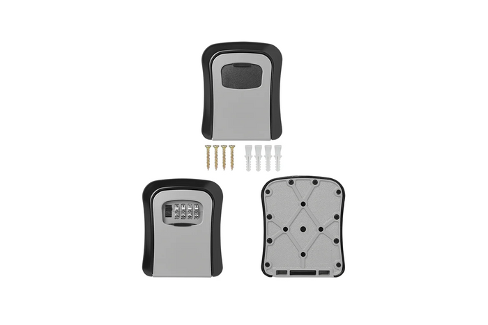 Cassetta di sicurezza per chiavi con serratura a combinazione ProPlus 540254, armadietto per esterni con codice.