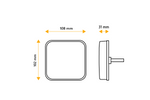 TT TECHNOLOGY TT.12523L Fanale posteriore a LED, 4 funzioni, sinistro