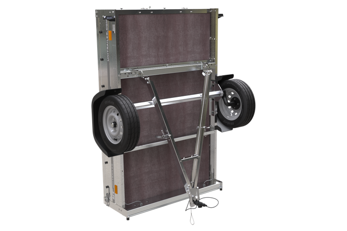 Rimorchio leggero senza freni 200x125 cm Unitrailer Garden Trailer 201 kipp