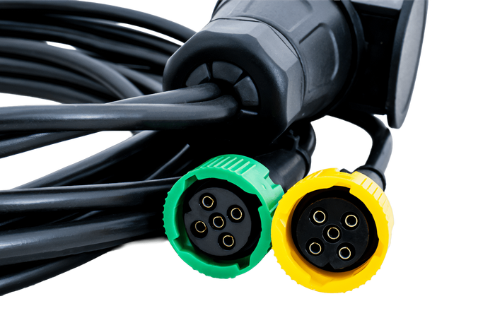 Luci posteriori DOBPLAST DPT35 + cablaggio MANTES 4m 13PIN