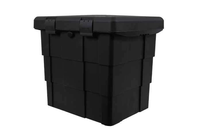 DAKEN 86004 PITBOX Contenitore per attrezzi per sabbia e sale stradale, dimensioni 655x570x520 mm, capacità 108,5 l.