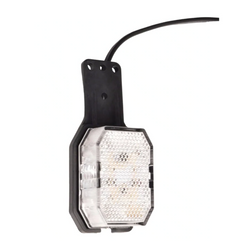 Faro di posizione destro a LED ASPÖCK FLEXIPOINT con staffa, bianco/rosso