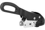 Gancio a sfera WINTERHOFF WS3000 con stabilizzatore per rimorchio da 3000 kg con timone tubolare da 35-50 mm, ghisa