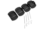 Set di quattro cuscinetti stabilizzatori per rimorchio KNOTT, dimensioni 18x14x4,5 cm.