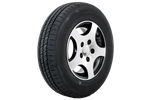 Ruota rinforzata per rimorchio KENDA PNEUMATICI 165/80 R13C 96/94N CERCHIO ALU STARCO lucidato 5Jx13"H2 5x112 ET:30