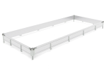 Sponde laterali in alluminio H-300 BIS per rimorchi CARPLATFORM 5121 e UNIPLAT 500/3