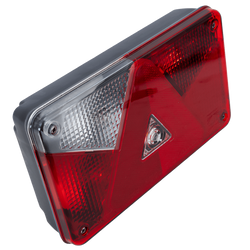 ASPÖCK Fanale posteriore Multipoint V, 7 funzioni, sinistro