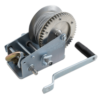 OUTLET Argano manuale per rimorchio KNOTT 1135kg con fune d&#39;acciaio