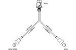 Fanali posteriori a LED FRISTOM + cablaggio MANTES 4,1m 7 PIN