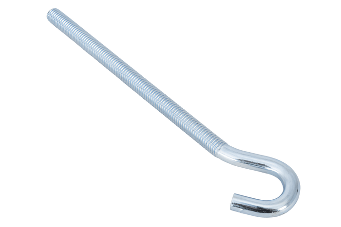 Gancio da cantiere DROMET HZ M8x160 con estremità aperta (piegata)