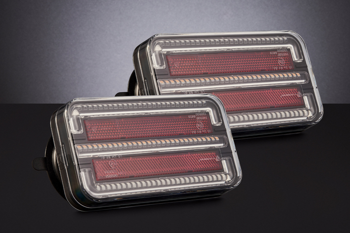 TT Technology TT.12028B-CAN Luci posteriori a LED 3 funzioni CANBUS magnete sinistra + destra