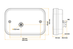 Fanale posteriore Fristom FT-270 LED 6 funzioni destro
