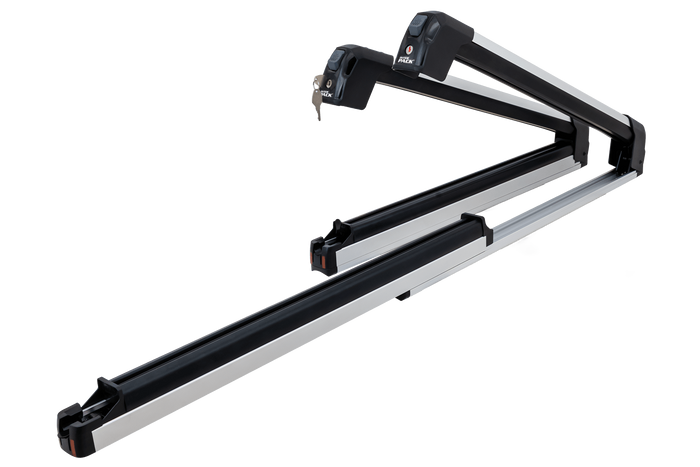 Inter Pack Frostline 6 - supporto estensibile in alluminio per 6 paia di sci o 4 snowboard