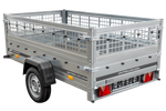 Rimorchio leggero 230x125 UNITRAILER GARDEN 230 KIPP con lati in rete
