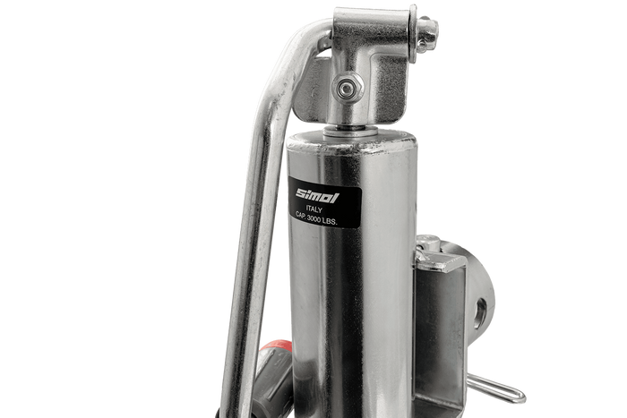 Supporto manovella SIMOL S.170033 per rimorchio da 1300 kg