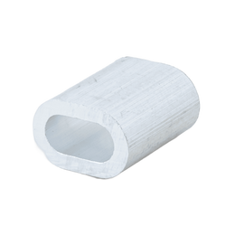 Connettore in alluminio per corde DROMET ZLA.4, manicotto per corde da 4 mm