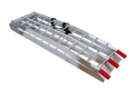 UNITRAILER ALR002 rampa pieghevole in alluminio per rimorchio 221 cm 340 kg con cinghia