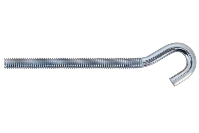 Gancio da cantiere DROMET HZ M6x100 con estremità aperta (piegata)