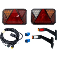 Set luci: luci posteriori a LED FRISTOM FT-270 + luci di posizione a LED FRISTOM FT-145 + cablaggio MANTES 4,5 m 7PIN