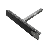 Supporto laterale piatto OUTLET UNITRAILER, lunghezza 59 cm, altezza 40 cm, per rimorchio per barca, GRIGIO