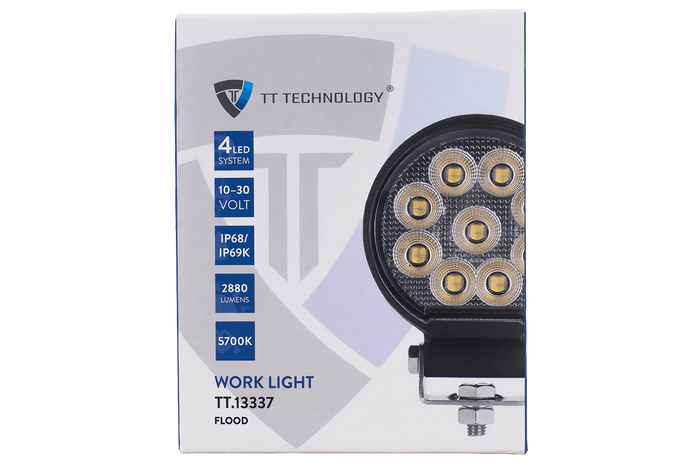 Riflettore per lampada da lavoro a LED TT TECHNOLOGY TT.13337 36xLED 2880lm rotondo