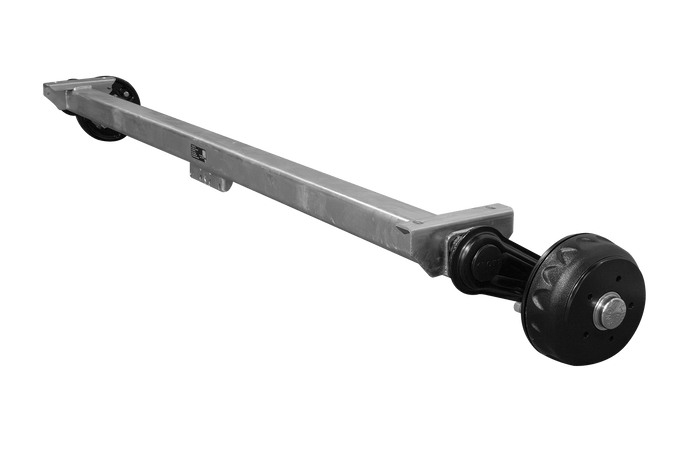Assale frenato KNOTT VGB13M per rimorchio/portauto 1350 kg 1900 mm 2350 mm 5x112