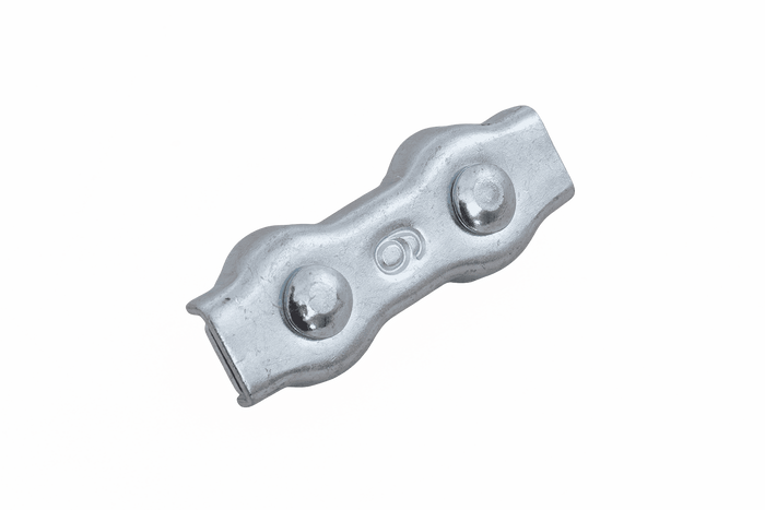 Morsetto a doppia sella DROMET ZLS.6 per corde da 6 mm