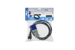 Adapter kempingowy kabel 150 cm 3 x 2,5 mm2 z wtyczką ze stykiem ochronnym do CEE